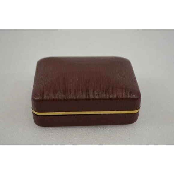 Sherman Sterling Silver Cufflinks Gold Plated "Senator" Vintage w/ Birks Box - Picture 9 of 9